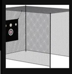 Mr Baseball Batting Cage Netting, Hitting W Target, Heavy Duty. Fixed Price $150.00.