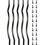Uimoso Deck Balusters Metal Spindles 51 Pack 32.25INCH Iron Stair Railing. Fixed Price $107.99.