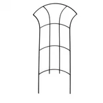 12" X 24" Black Steel Garden Trellis For Climbing Plants, Roses, Cucumbers. Fixed Price $10.60.