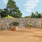 15 Ft. Realistic Faux Stone Porch Patio Deck & Fence Privacy Netting Screen. Fixed Price $44.95.