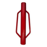 Fence Post Driver, 17.5 Lb Wt, 24 In H, 3/4 Id Steel Tube, Red, 4LVN8. Fixed Price $68.29.