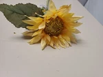 Md Bloom Bright Yellow Sunflower Stem / Pick 26" High Autumn Fall Summer Floral. Fixed Price $5.00.