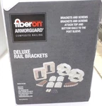 Fiberon BKT19 4 Pk Armorguard Deluxe White Plastic Line Rail Hardware Kit. Fixed Price $11.44.