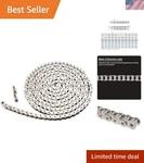 Ansi Stainless Steel Chain 10FT 0.5IN Pitch For Slide Gate Operator Repair. Fixed Price $87.37.