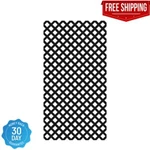 Veranda Garden Vinyl Lattice 4 Ft X 8 Black Resists Discoloration Scratches. Fixed Price $39.39.