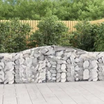 Vidaxl Arched Gabion Baskets Pcs 157.5"X11.8"X39.4"/47.2" Galvanized Iron. Fixed Price $736.76.