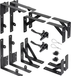 2 Sets Anti Sag Gate Kit Heavy Duty No Double Door Set, Black. Fixed Price $65.27.