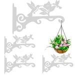 Mekpiwu Elegant Bird Pattern Wall Hooks - 10/12/14 Inch Metal Plant Hangers F.... Fixed Price $29.22.