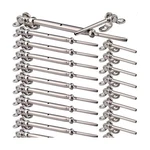 Cable Railing Hardware Kit, For 1/8" System Of Wood Post, Adjus.... Fixed Price $187.50.