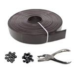 Qlvily Chain Link Fence Privacy Tape, 246FT X 0.15FT Brown. Fixed Price $41.24.