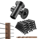 Blika 120X Black Stainless Steel Protector Sleeves For 1/8" Deck Cable Railing. Fixed Price $76.48.