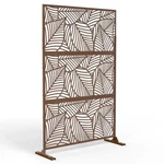 Fency SUUS-NHB-S180120-RB-S092 Laser Cut Metal Rust Outdoor Privacy Screen. Fixed Price $149.95.