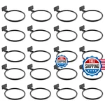 Qtjust 4IN 20PACK Wall Flower Pot Holder Ring Hanger, Metal Planter Hooks. Fixed Price $60.12.
