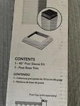 Deckorators X 40 ( For 36" Rail Ht) White Lantern Post Sleeve Kit. Fixed Price $33.98.