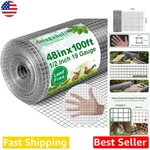 Amagabeli Rustproof 1/2" Hardware Cloth 48X100FT Hot-dipped Galvanized Wire Mesh. Fixed Price $207.89.