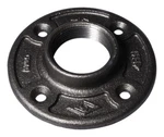 New Lot Of (6) 2" Black Iron Pipe Threaded Floor Flanges Fittings 6102412. Fixed Price $31.99.
