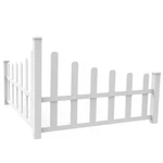 Vinyl Corner Picket Fence Panel Garden For Yard Lawn Accent Enclosure W/ Dog Ear. Fixed Price $181.99.