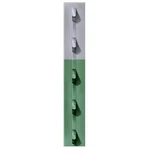 Chicago Heights Steel FRPT12500070G4N 1.25 In. X Ft. Green Studded T-post- .... Fixed Price $92.33.