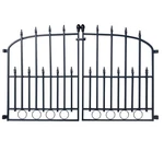 30 X 46 Black No Dig Fencing Gate Panel Welded Steel Garden Walkway Barrier. Fixed Price $76.26.
