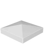Freedom 4-IN X Pyramid White Vinyl Fence Post Cap 73013953 24PK. Fixed Price $69.99.