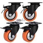 Heavy Duty Industrial Brake Caster,load Capacity 3500LBS, Noise Polyuretha.... Fixed Price $100.70.