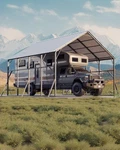 Garvee Metal PORT,173" High-clearance & Tractor SHELTER,2 Cars. Fixed Price $1729.69.