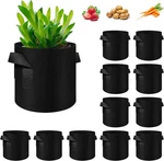 Whatwears 12 Pack 20 Gallon Plant Grow Bags, Thickened Nonwoven Fabric Pots With. Fixed Price $56.86.