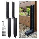 2-PACK Fence Post Repair Kit Heavy Duty Steel Ground Spikes, Quick & Easy Fix. Fixed Price $63.98.