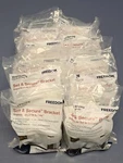 (20) Freedom Set & Secure White Vinyl Fence Bracket 73004620 (10 2-PACKS). Fixed Price $64.44.