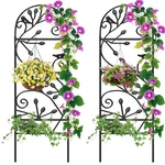Amagabeli 2 Pack Garden Trellis For Climbing Plants Outdoor 46" X 15".... Fixed Price $64.61.
