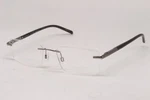 New Charmant Titanium Perfection CH10936 Grey Authentic Eyeglasses 54-19. Fixed Price $94.50.