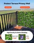 Expandable Fence Privacy Screen 25.5 122 Artificial Ivy Panel W/ Zip Ties. Fixed Price $82.99.