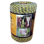 656 Feet 200 Meter Yellow/black Electric Fence Polywire, Stainless Steel Condu. Fixed Price $29.99.