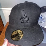 New Era 59FIFTY Women Hat Los Angeles Dodgers Black 12-PACK Panel Fitted Cap. Fixed Price $15.00.