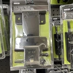 Rectangular Hinge/latch Gate Kit Black. Fixed Price $21.99.