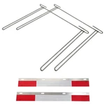 Gaeaauto 24 Inch Stainless Mud Flap Anti Sail Steel, Silver. Fixed Price $71.05.