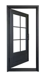 Wrought Iron Single Entry Door 36" X 96" 3' 8'. Fixed Price $2280.00.