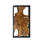 Rustic Teak Wood Wall Decor 17"X31.5" Live Edge Farmhouse Art Natural. Fixed Price $136.49.
