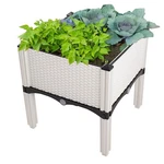 New! Set Of 4 Modern Home Raised Planter Kit-stackable Modular Flower/garden Bed. Fixed Price $119.95.