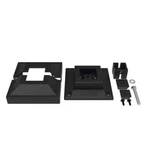 Barrette Outdoor Living 2 Black Aluminum Surface Mount Fence Post Metal. Fixed Price $49.74.