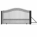Aleko Prague Style Garden Yard Steel Single Sliding 12 Feet Driveway Gate Black. Fixed Price $2899.00.