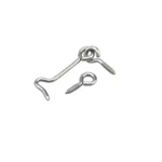2PK Everbilt In. Stainless Steel Hook And Eye For Screen Door Gate Fence 13603. Fixed Price $12.80.
