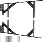 Gate Corner Brace Bracket Kit For Wooden Fence Hinges No Sag Frame. Fixed Price $35.99.