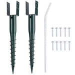27INCH No Dig Ground Screw Anchor Spike Shaped Post Stake For Mailbox. Fixed Price $89.88.