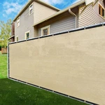 8' X 10' Fence Privacy Screen Beige Heavy Duty 170 Gsm Fencing Mesh Shade Net Wi. Fixed Price $49.99.