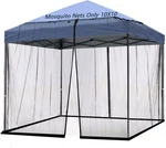 10X10 Mosquito Netting For Patio Camping Gazebo/pop Up Canopy Black. Fixed Price $55.70.