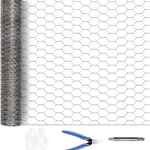 H47" 100FT Galvanized Metal 1" Hexagonal Chicken Wire Mesh Poultry Netting Fence. Fixed Price $57.90.