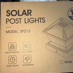Garden Sun Light Solar Powered Post Cap For Pvc One Size, White SS-GSL-PL250. Fixed Price $31.99.