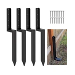 Fence Post Repair Kit, Heavy Duty 11-GAUGE Steel Stakes (5.47LBS Each) With S.... Fixed Price $155.78.