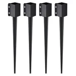 Vevor Fence Post Anchor Ground Spike 4 Pack 36 X In Metal Stakes. Fixed Price $54.99.